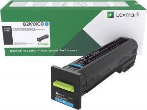 Original Lexmark 82K1XC0 82k1xm0 Toner Cartridge, Cyan Cx825 Cx860 Cya