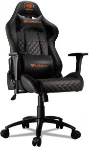 Cougar ARMOR PRO BLACK Ft Armor Pro Black Gaming Chair 3d Armrest ( Pu