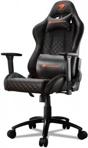 Cougar ARMOR PRO BLACK Ft Armor Pro Black Gaming Chair 3d Armrest ( Pu