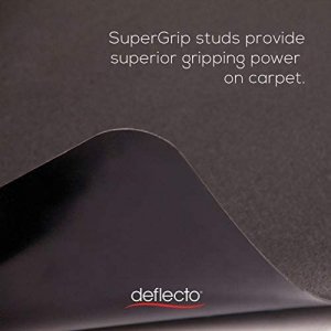 Deflecto DEF CM21442FBLK Black Economat For Hard Floors - Hard Floor, 