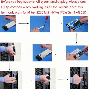 Bestpartscom B089NK3XZF New M.2 Sas Flex Bay Module Compatible With De