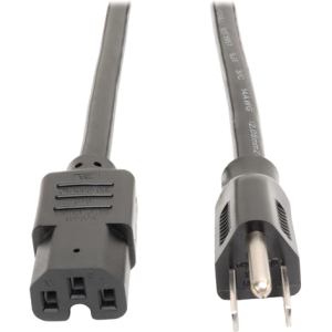 Tripp  4ft Power Cord Cable 5-15p To C15 Heavy Duty 15a 14awg 4' - (ne