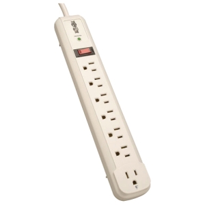 Tripp  Surge Protector Power Strip Tl P74 R 120v Rt Angle 7 Outlet 4' 