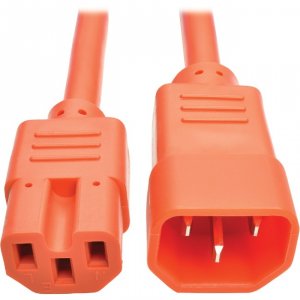 Tripp 6B7195 6ft Heavy Duty Power Extension Cord 15a 14 Awg C14 C15 Or