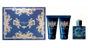 Euroitalia VER74004062 Versace Eros 3 Pcs Set For Men: 1.7 Edt Sp + 1.