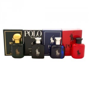 Loreal RLT715900 Polo 4 Pcs Mini Set For Men: Polo 0.5 Oz Eau De Toile