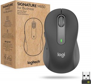 Logitech 910-006272 Signature M650 For Business Wireless Mouse, For Sm