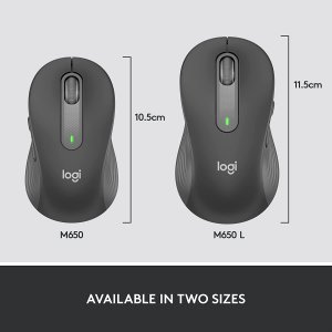 Logitech 910-006272 Signature M650 For Business Wireless Mouse, For Sm