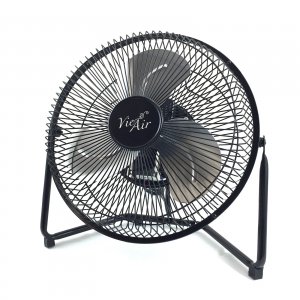 Vie VA-9N 9 Inch High Velocity Tilting 3 Speed Metal Floor Fan