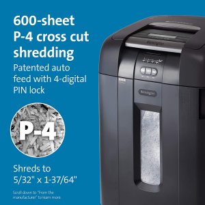 Kensington K52081AM The 600-sheet Officeassist Auto Feed Shredder A600