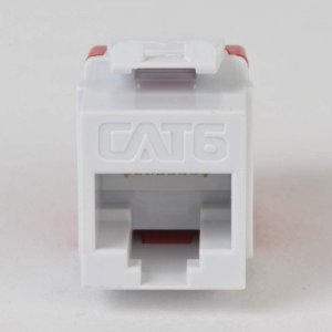 Cablesys ICC-IC107F6VBL Icc Cat6 Rj45 Keystone Jack For Hd Style, Blue