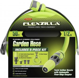 Flexzilla HFZG12050QN Garden Hose Kit W Quick Connect Attachments 12in