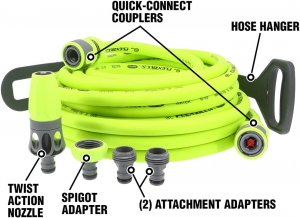 Flexzilla HFZG12050QN Garden Hose Kit W Quick Connect Attachments 12in