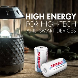 Tenergy 90425 Combo: 8pcs  Premium D 10,000mah Nimh Rechargeable Batte