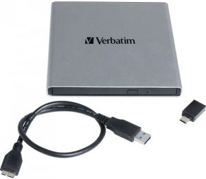 Verbatim 71094 , External All-in-one Optical Writer, Cd, Dvd, Blu-ray,