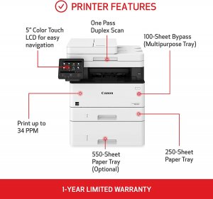 Canon CNM5161C013 Imageclass Mf451dw Wireless Laser Multifunction Prin