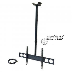 Megamounts CMC-348-BNDL Heavy Duty Tilting Ceiling Televeision Mount F