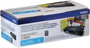 Original Brother TN339C Cyan High Yield Toner Cartridge For Mfcl9550cd