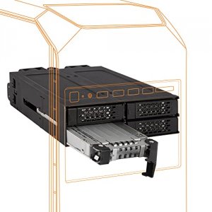 Icy MB699VP-B V3 Rd Mb699vp-b V3 Tougharmor 4x2.5nvme U.2 U.3 Ssd Pcie