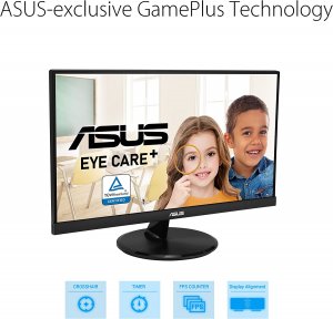 Asus VP227HE 21.5 Monitor () - Full Hd, 75hz, Adaptive-syncfreesync, E