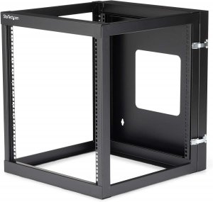 Startech RK1219WALLOH 12u 22in Depth Hinged Open Frame Wallmount Serve