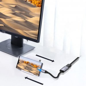 Heyybit SC-USH298B Bi - Directional 8k 60hz Usb C To Displayport Dp Ma