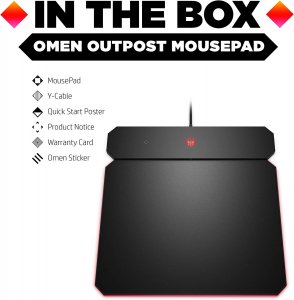 Hp 6CM14AA#ABL Hp Omen Outpost Mousepad Wqi Wireles