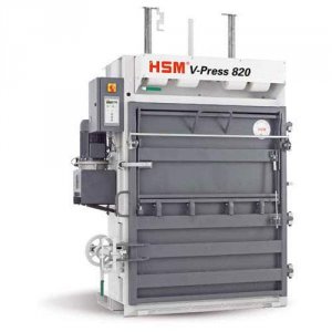 Hsm HSM6143 V-press 820 Vertical Baler - Compresses Plastic Foil And C