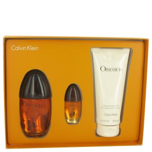 Calvin 446330 Gift Set -- 3.4 Oz Eau De Parfum Spray + 6.7 Oz Body Lot