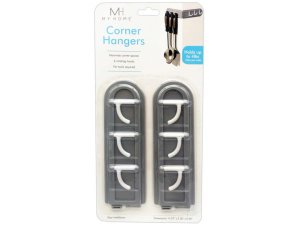 Bulk AA683 My Home 2 Pack Foldable Corner Hangers