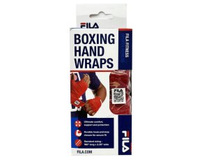 Bulk DD594 Fila Accessories Red 2.25quot; X 15 Foot Boxing Handwraps