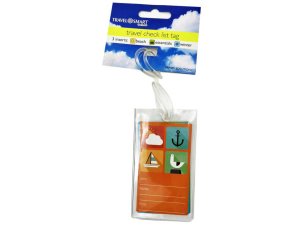 Bulk DD589 Travel Smart Essential Id Luggagetag