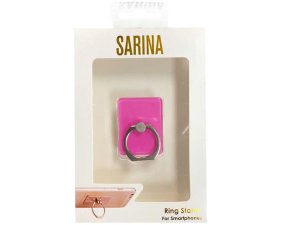 Bulk DA401 Sarina Pink Glitter Smart Phone Ring Stand