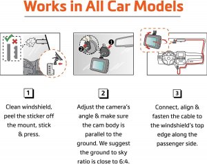 Mio 5415N5830028 Mivue 731-gps Mounted Car Security Dash Camera With 1