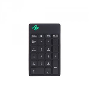 Rgo RGOCONMWLBL Black, Wireless, Number Pad, Enomic, Portable, With Br