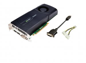 Hp 608532-001 2.5gb Hp  Nvidia Quadro 5000 Gddr5 Dvi-i 2 X Displayport