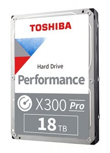 Toshiba HDWR51JXZSTB X300 Pro Nas 18tb Internal