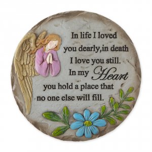 Accent 4506540 Cement Memorial Stepping Stone - In Life I Loved You