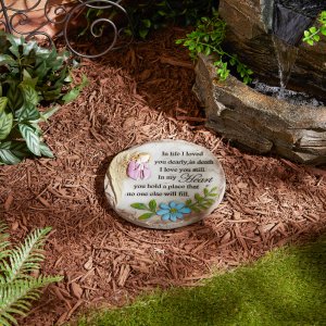 Accent 4506540 Cement Memorial Stepping Stone - In Life I Loved You