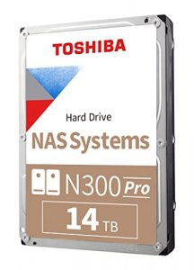 Toshiba HDWG51EXZSTB N300 Pro Nas 14tb Internal