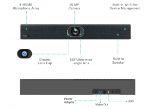 Yealink 1206607 Uvc40 Usb Video Bar For Small