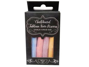 Bulk EN672 10 Piece Colored Chalk Stick Set