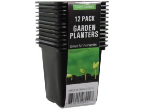 Bulk GE512 12 Piece Garden Planters