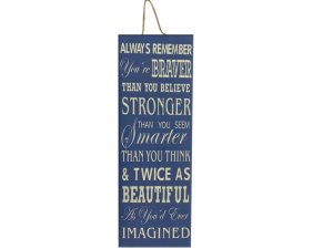 Bulk AA036 Blue Wall Canvas Decor