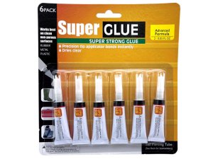 Bulk GE657 6 Piece Super Glue Set