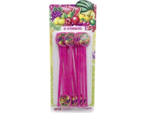 Bulk AE101 12 Piece Tropical Fruits Drink Stirrers