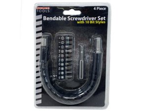 Bulk GE790 Bendable Screwdriver Set With 10 Bit Styles