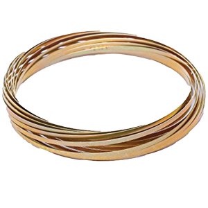 Teachers AEX1-1020 3d Flow Ring Gld