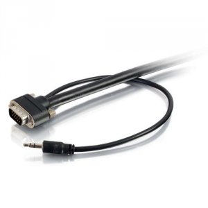 C2g 50227 15ft Select Vga + 3.5mm Stereo Audio Av Cable Mm-in-wall Cmg