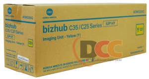 Konica A0WG08G Genuine Iup14y Yellow Imaging Unit For Bizhub C25 C35 C